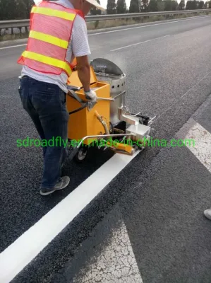 Máquina de pintura de marcação de linha rodoviária termoplástica manual de marca superior